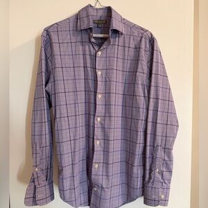Peter Millar Lavender Check Dress Shirt